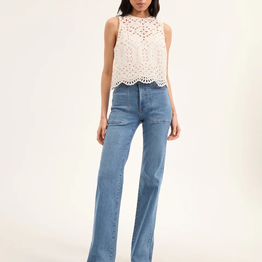 NWOT Veronica Beard Adelyn top 8 - Picture 2 of 10